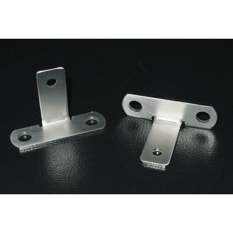 Disc Brake Mud Shield Swivel Brackets FRC3725 Stainless Land Rover Defender x2