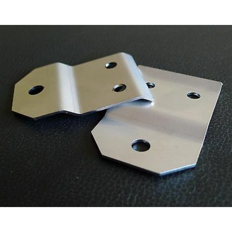 Exhaust Hanger Bracket Plates 239710 Stainless A2 for Land Rover Series 2a S3