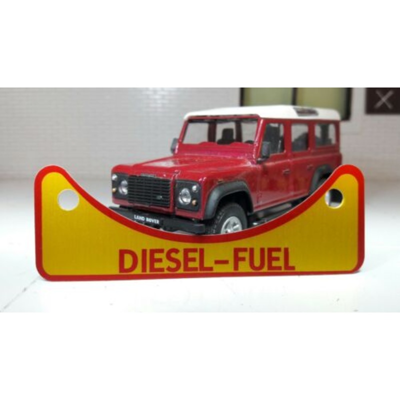 Genuine Land Rover Defender 90 110 TD5 TDCi TDi Diesel Warning Badge