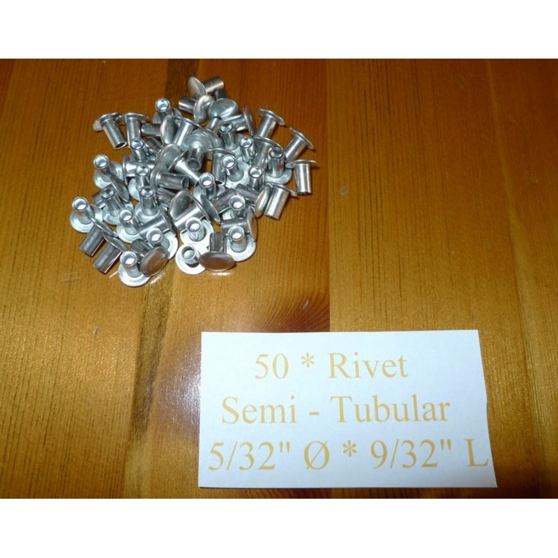 Rivets 5/32  Semi Tubular Truss Head x50 for Land Rover Series 2 3 Roof Gutter