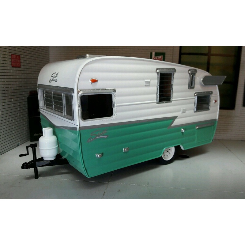 Shasta Airflyte Caravan Trailer 1961 USA American 1:24