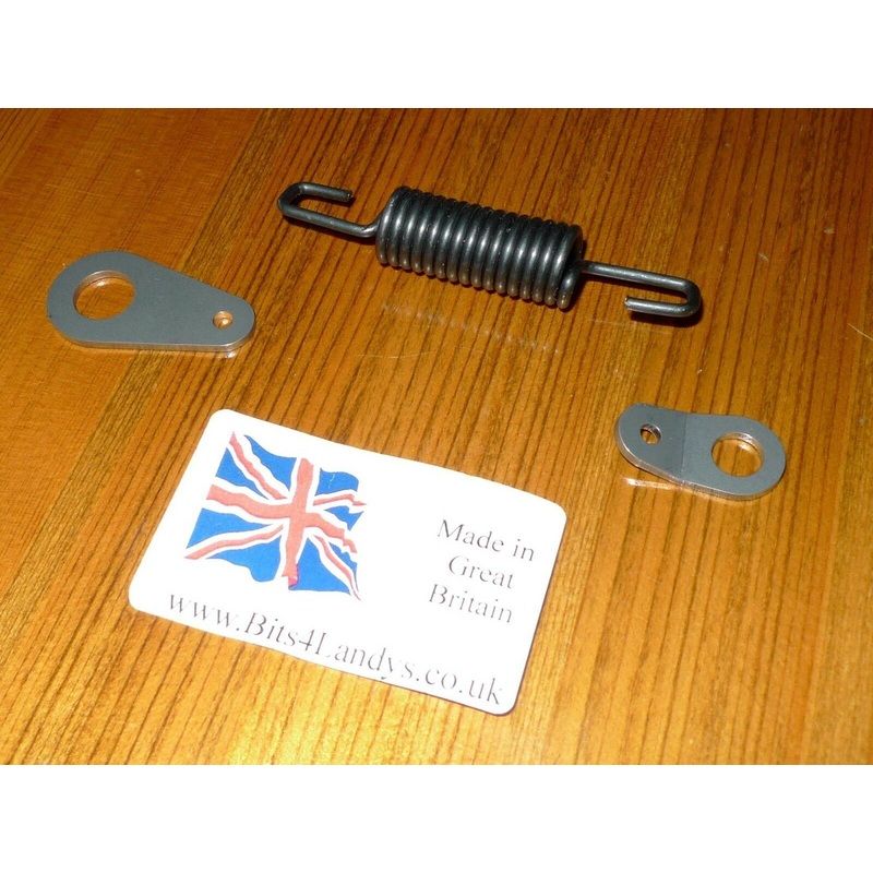 Stainless A2 Anchor Plates Hand Brake & Spring Kit For Land Rover Series 2 2a & 3