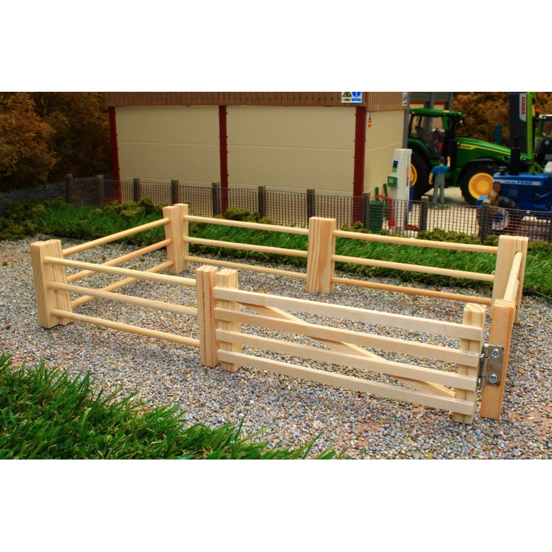 KG0667 Kids Globe Set of 5 wooden fences with hinged gate