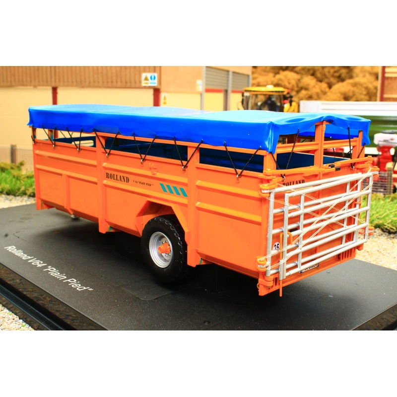 UH6336 Universal Hobbies Roland V64 Cattle Trailer Limited Edition in Yellow