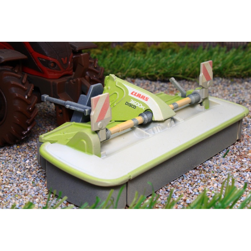43302(W) Weathered Britains Claas Disco Front Butterfly Mower - Dusty Effect!