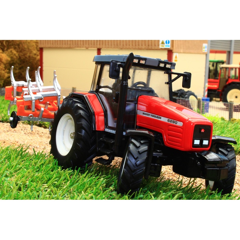 43335 Britains Massey Ferguson 6290 Heritage Tractor & Cultivator Playset 10% off