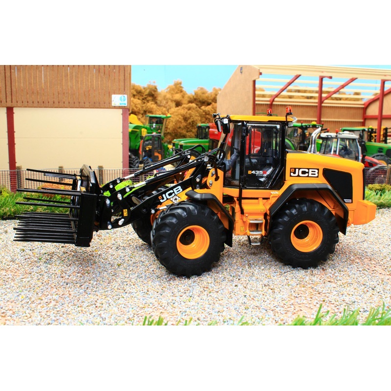 AT3200180 JCB 435S Stage V Agri Wheel Loader with Grass Fork