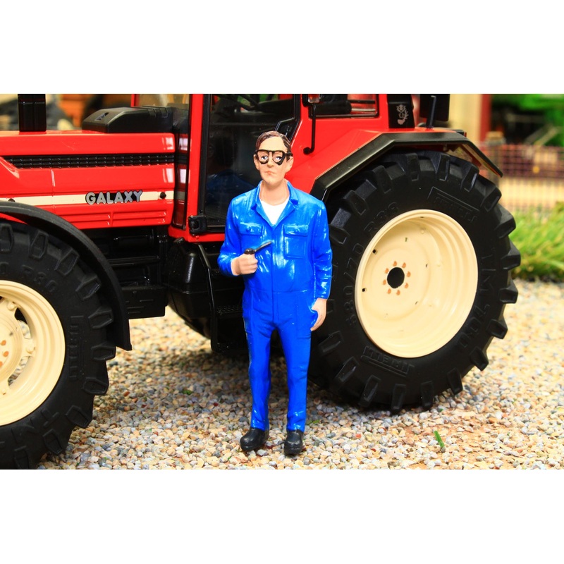 AT32149 AT Collections 1:32 Scale Figure 'Martin' standing in Blue Overalls