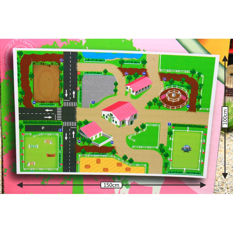 KG0348 Kids Globe Horse Riding School Play Mat 150cm x 100cm