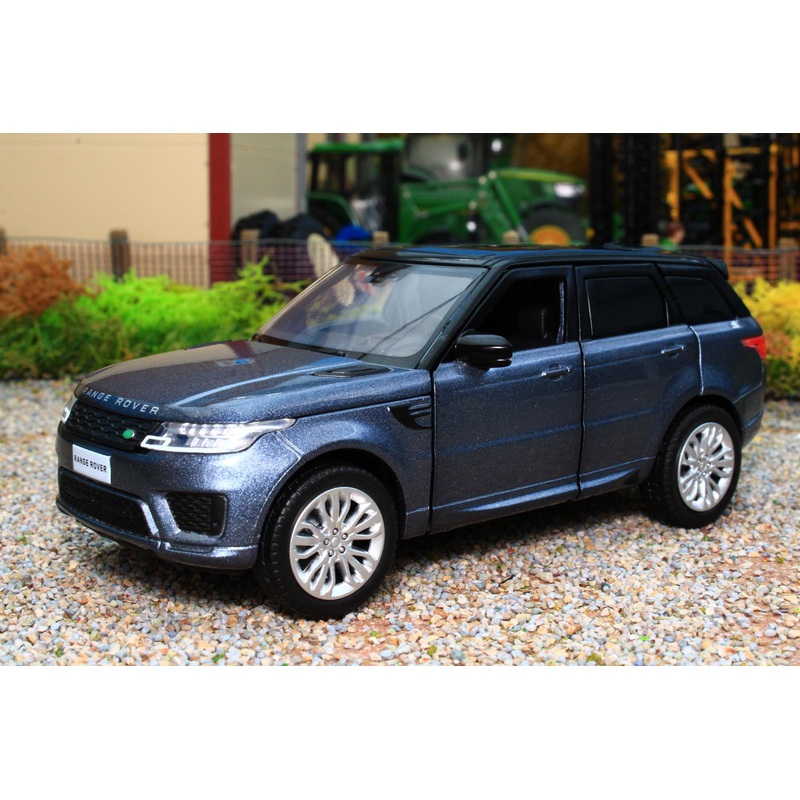 TAY32105016 Tayumo 1:32 Scale Range Rover Sport 4x4 in Stornoway Grey