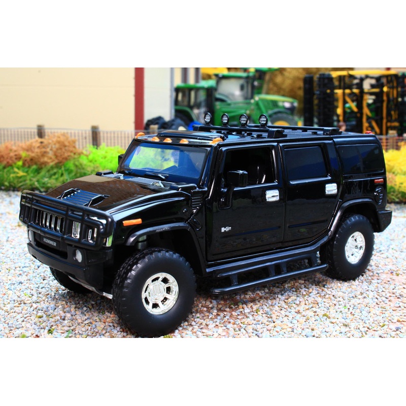 TAY321600010 Tayumo 1:32 Scale Hummer H2 4X4 Vehicle in Black