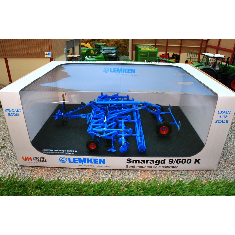 UH6290 Universal Hobbies 1:32 Scale Lemken Smaragd 9600K Semi Mounted Field Cultivator