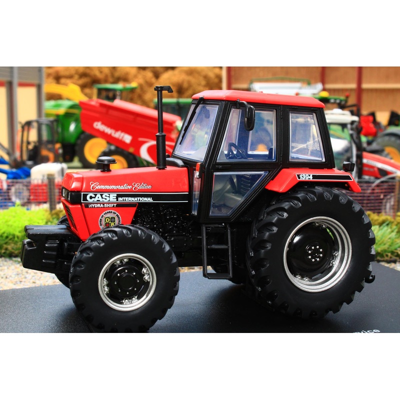 UH6435 Universal Hobbies 1:32 Scale Case IH 1394 4WD Commemorative Limited Edition Tractor in Red and Black