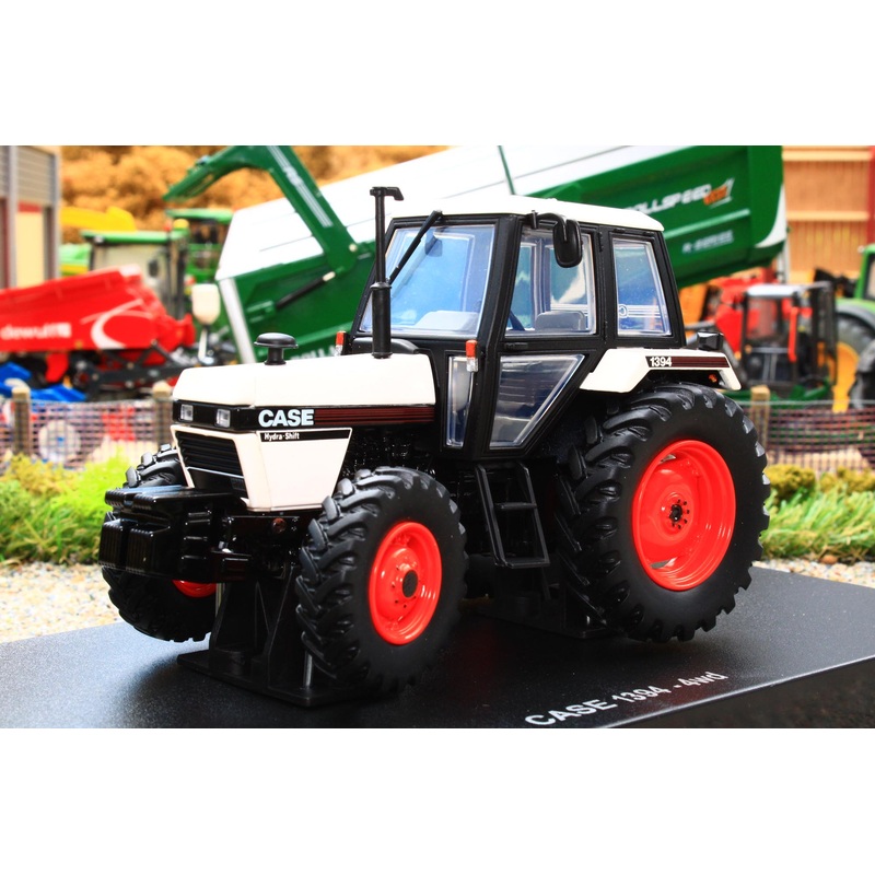 UH6436 Universal Hobbies 1:32 Scale Case IH 1394 4WD Tractor in White and Black
