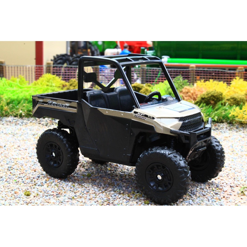 NEW07353 Newray 1:30-1:32 Scale Polaris Ranger XP 1000 EPS 2018 in Gold Livery