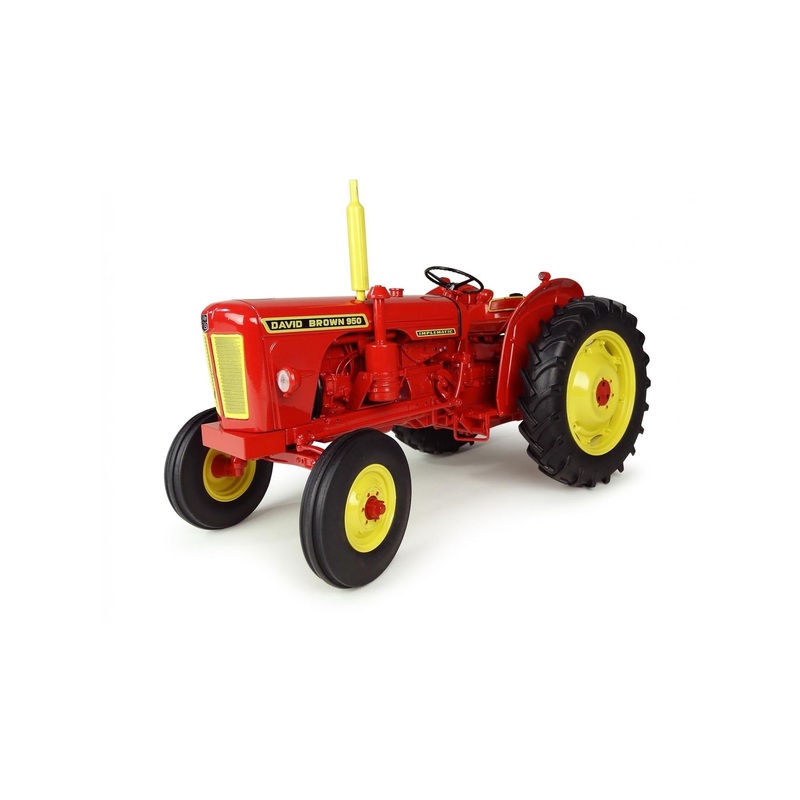 UH4997 Universal Hobbies 1:16 Scale David Brown 950 Implematic (1959) in Red and Yellow