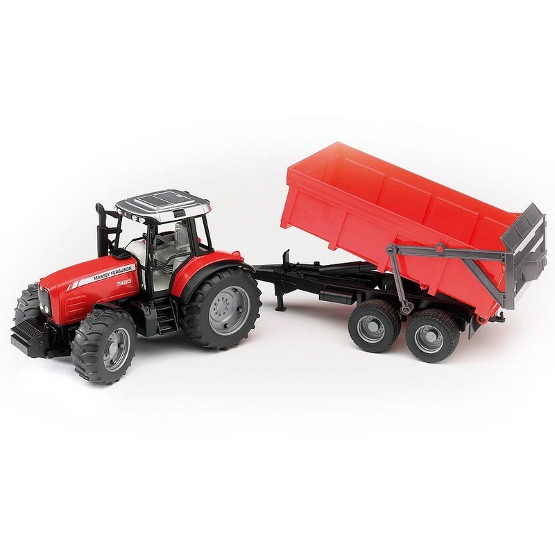 B02045 Bruder Massey Ferguson 7480 with Tipping Trailer NEW!