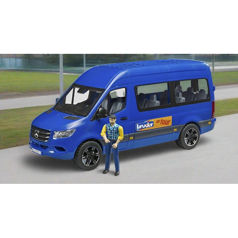 B02681 Bruder Mercedes Sprinter Transfer Bus and Driver ** NEW! **