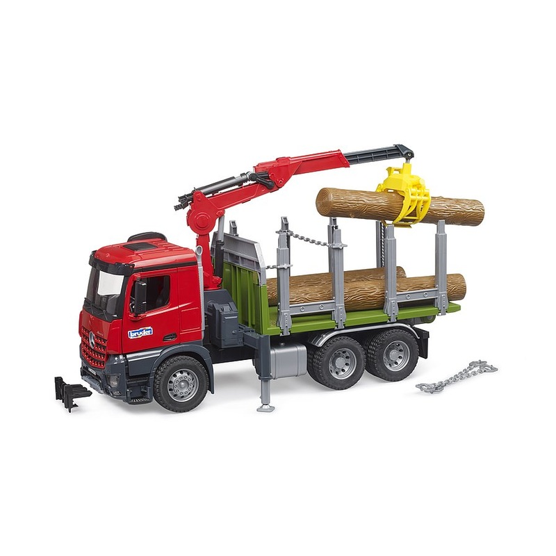 B03669 Bruder Mercedes Benz Timber Truck NEW!
