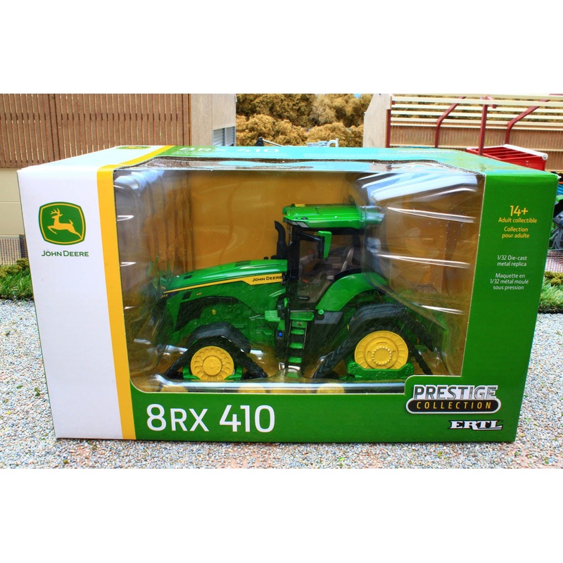 ERT45707 Ertl 1:32 Scale John Deere 8RX 410 Prestige Tractor with Wide Tracks ** NEW ERTL RANGE! **