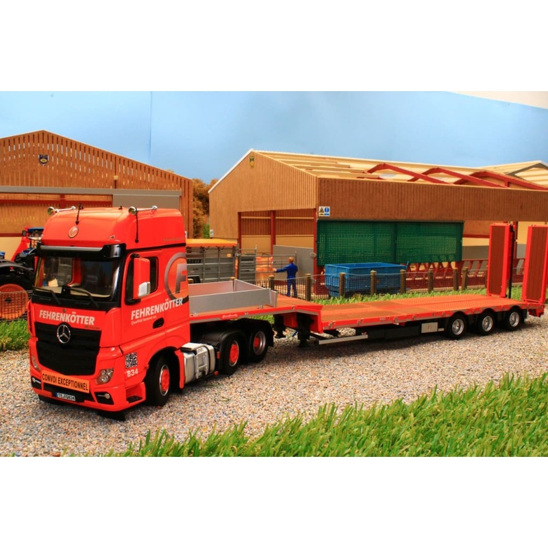 MMCS-FEHRENKOTTE MARGE MODELS MERCEDES BENZ ACTROS GIGASPACE 6 X 2 LORRY & TRAILER