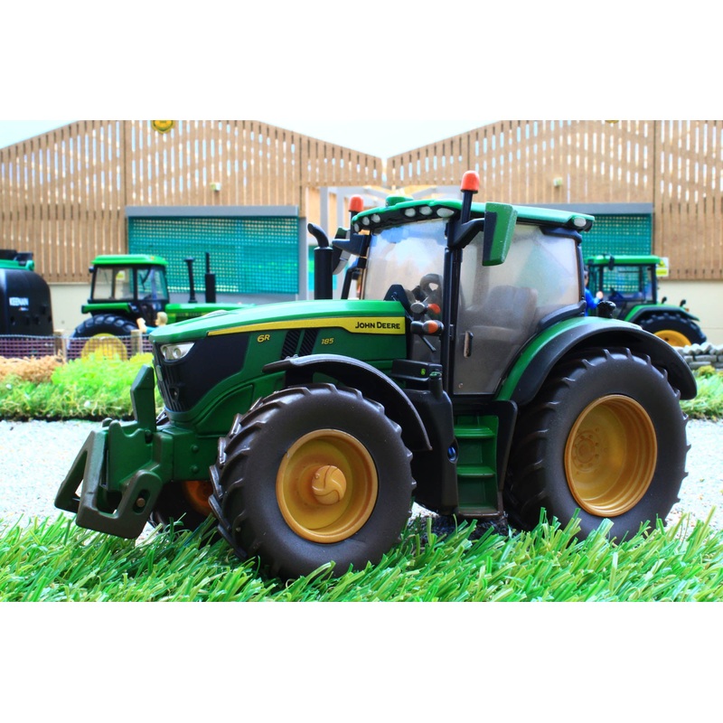 43351(w) Weathered Britains John Deere 6R 185 Tractor