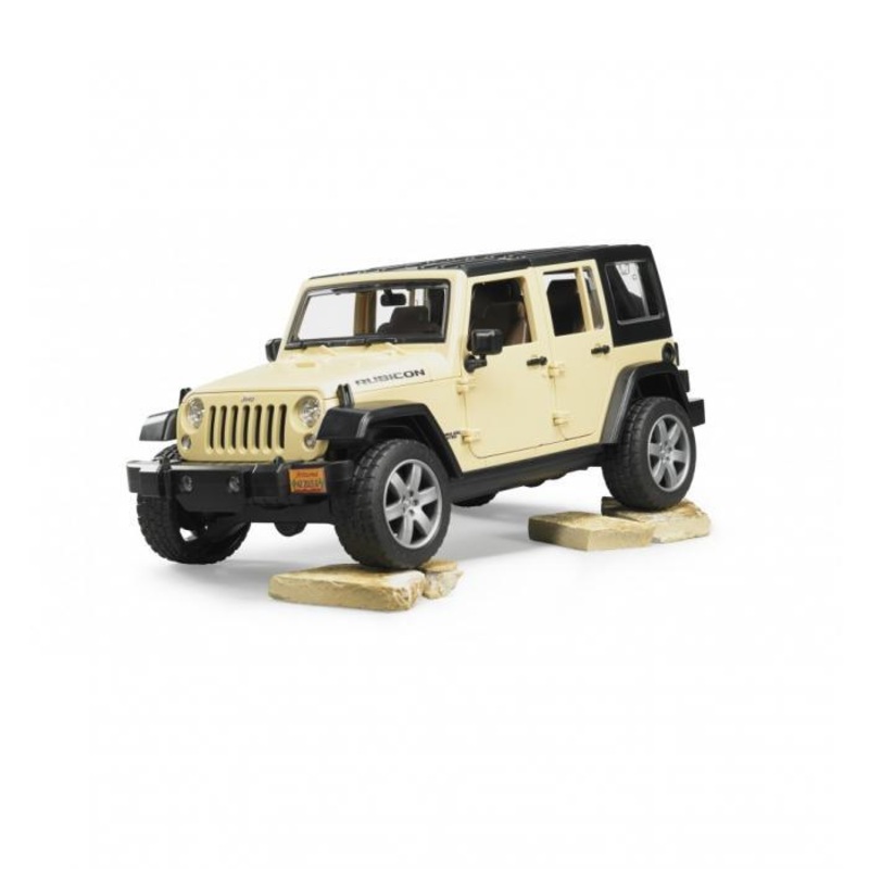 B02525 BRUDER JEEP WRANGLER UNLIMITED RUBICON - CREAM