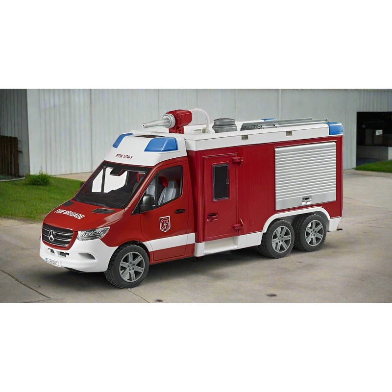 B02680 Bruder Mercedes Sprinter Fire Rescue Truck with Light & Sound