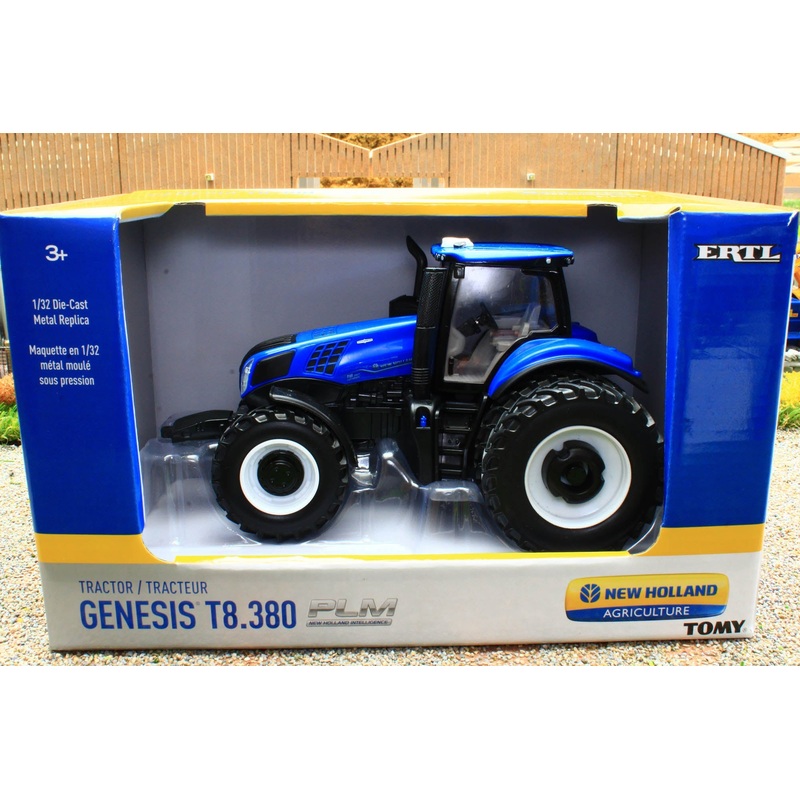 ERT13976 Ertl New Holland Genesis T8.380 4wd Tractor with Rowcrop Duals