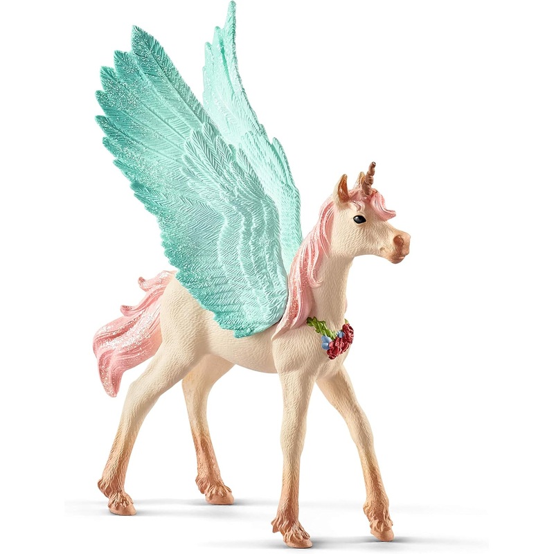 SL70575 Schleich Decorated unicorn Pegasus, foal