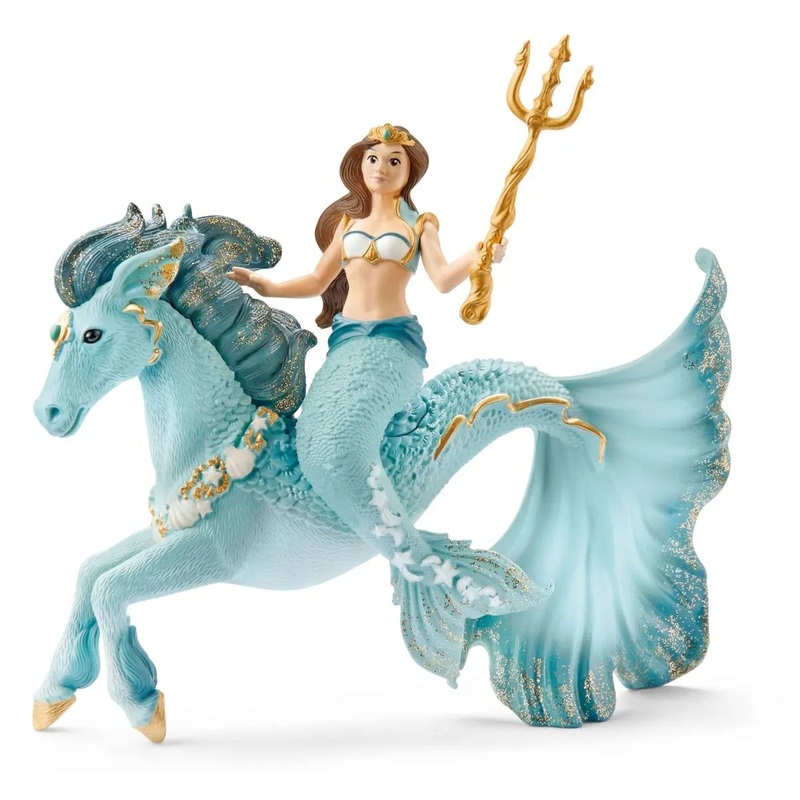 SL70594 Schleich Mermaid Eyela on underwater horse