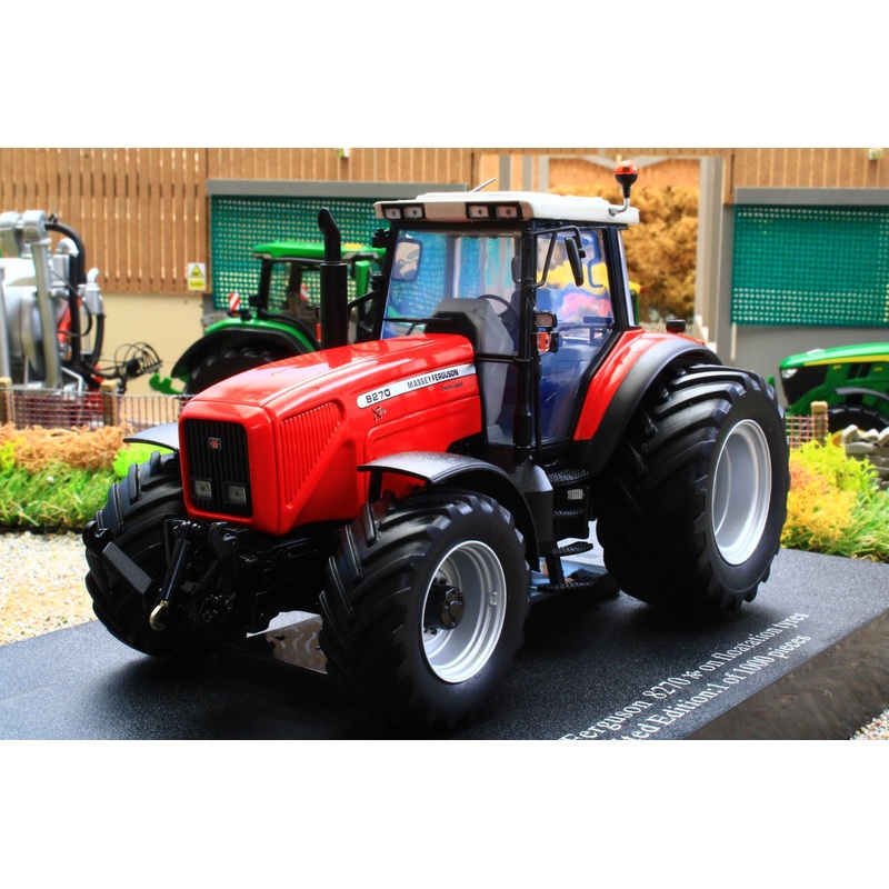 UH6425 Universal Hobbies 132 Scale Massey Ferguson 8270 Xtra 4WD Tractor on Floatation Tyres