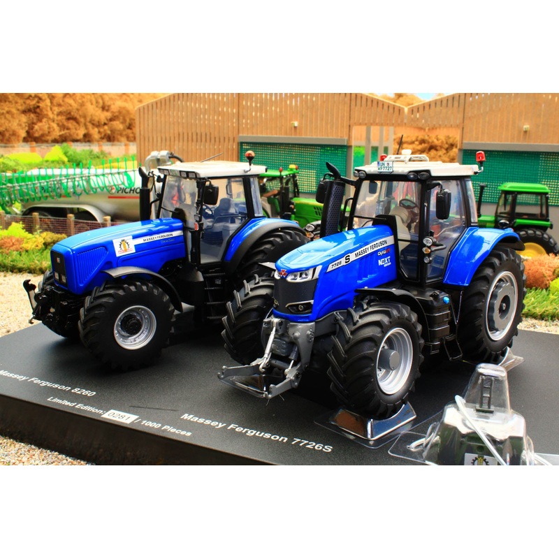 UH7123 Universal Hobbies Massey Ferguson 7726S + 8260 Plogmaker Set