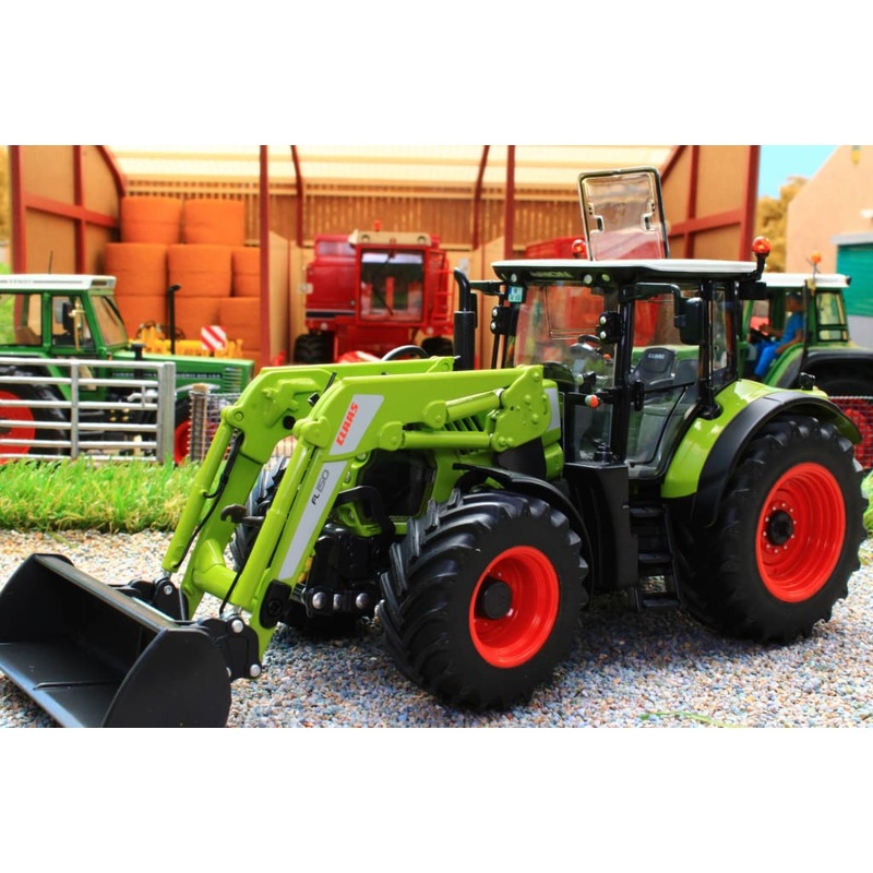 W7325 Wiking Claas Arion 650 Tractor With Front Loader And Bucket - Discontinued & Sold Out