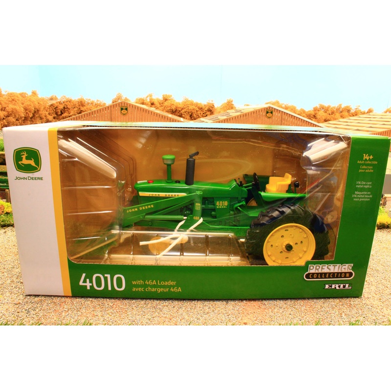 ERT45860 Ertl 1:16 Scale John Deere 4010 Narrow front tractor with 46A Front Loader PRESTIGE MODEL ** 30% OFF! **