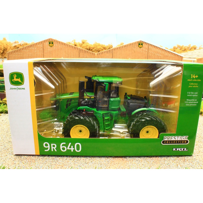 ERT45865 Ertl 1:32 Scale John Deere 9R 640 Articulated Tractor on duals PRESIGE MODEL