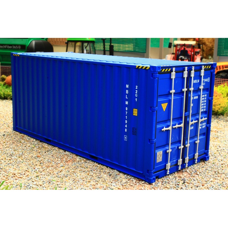 MM2323-01 Marge Models 20ft Sea Container in Blue