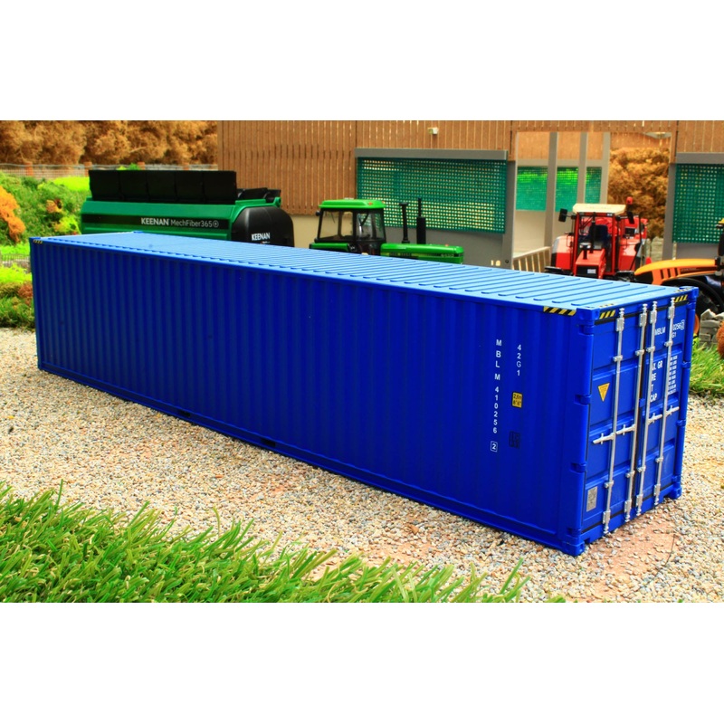 MM2324-01 Marge Models 1:32 Scale 40ft Sea Container in Blue