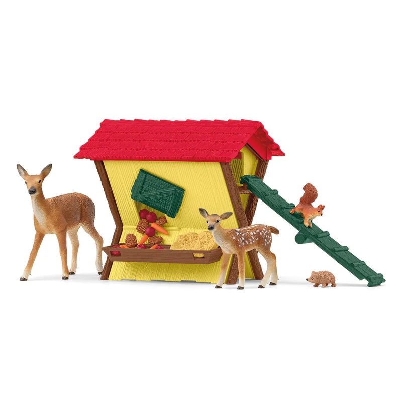SL42658  Schleich Feeding the Forest Animals