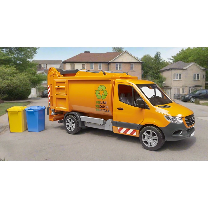 B02682 Bruder Mercedes Benz Sprinter Municipal Waste Disposal