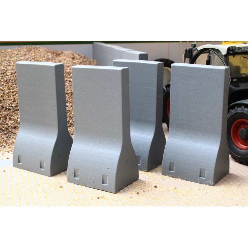 BT3086 Brushwood Precast Concrete Bunker Walls (Set of 4)