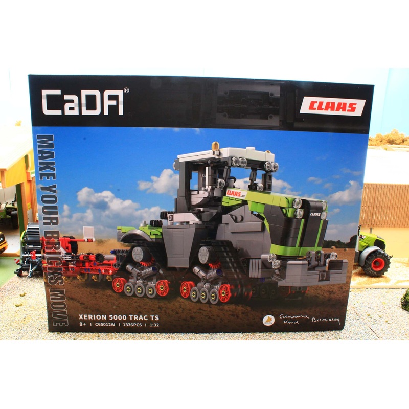 CDAC65012W Cadfi 1:32 Scale Claas Xerion Trac TS with Cultivator Brick Builder Kit (1336pcs)