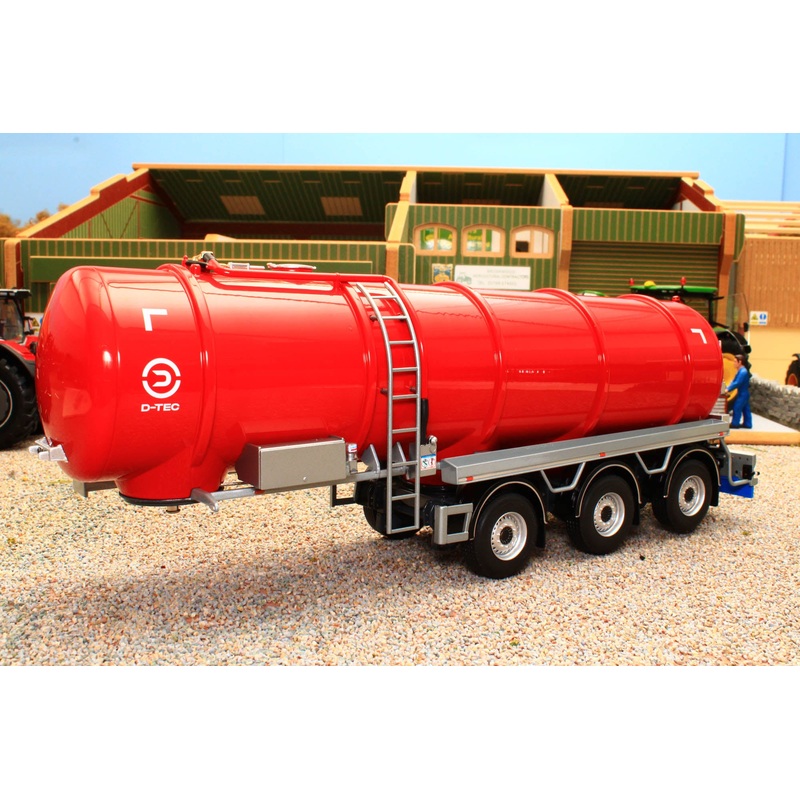 MM2326-01 Marge Models 1:32 Scale D-Tec Tanker Lorry Trailer in Red