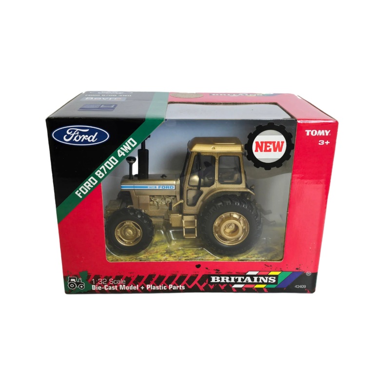 43409G Britains Ford 8700 4WD Special Edition in Gold ** LOST & FOUND! **
