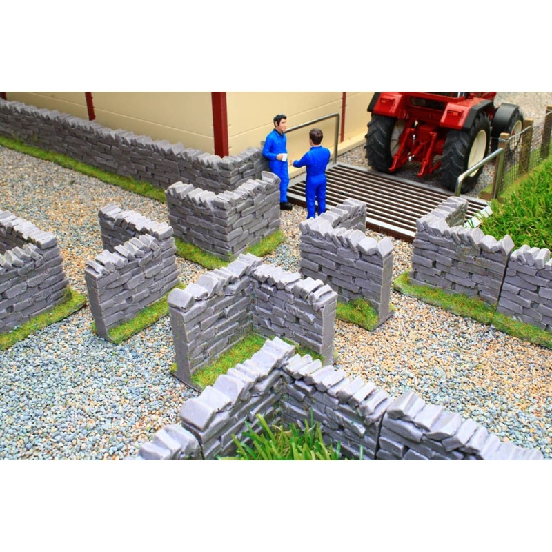 BT3007 AUTHENTIC STONE WALL CORNER SECTIONS (4 per pack)