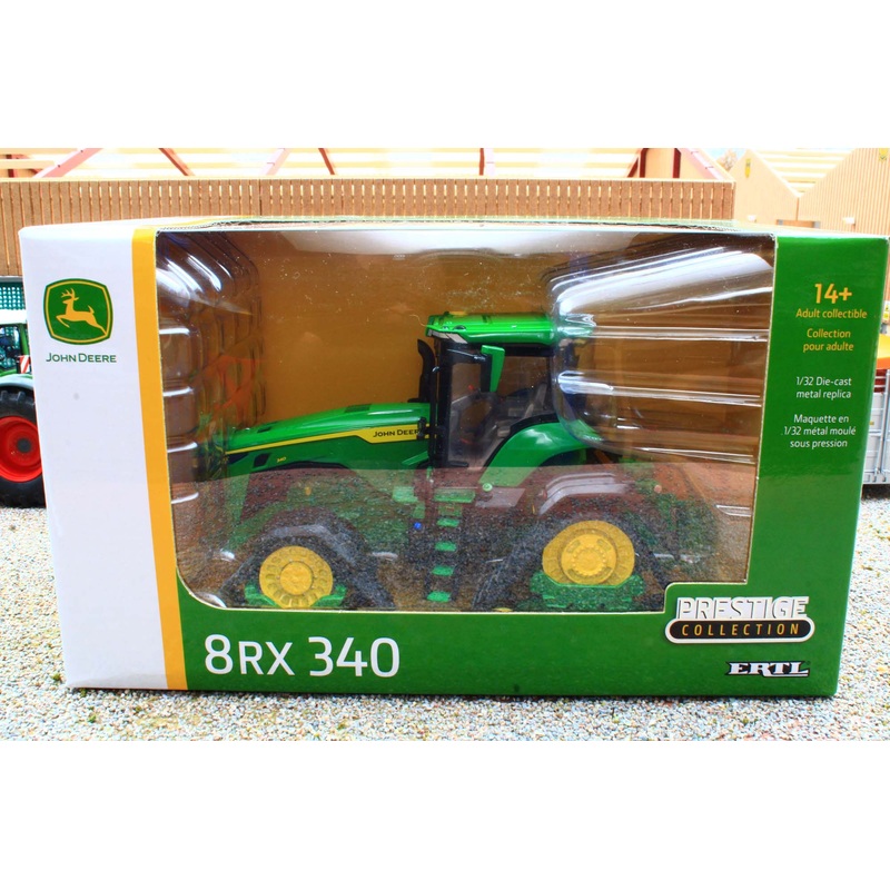 ERT85013 ERTL 1:32 Scale John Deere 8RX 340 with tracks Prestige Collection Model