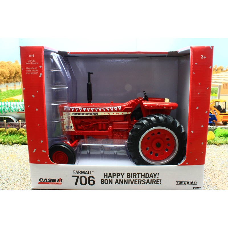 MS-ERT44279 Ertl 1:16 Scale Farmhall 756 2wd Tractor Birthday Edition ** 30% OFF! **