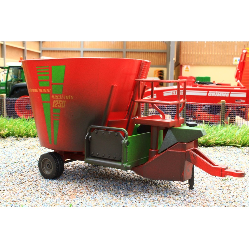 2450(w) WEATHERED Siku Strautmann Verti-mix 1250 Fodder Mixing Wagon