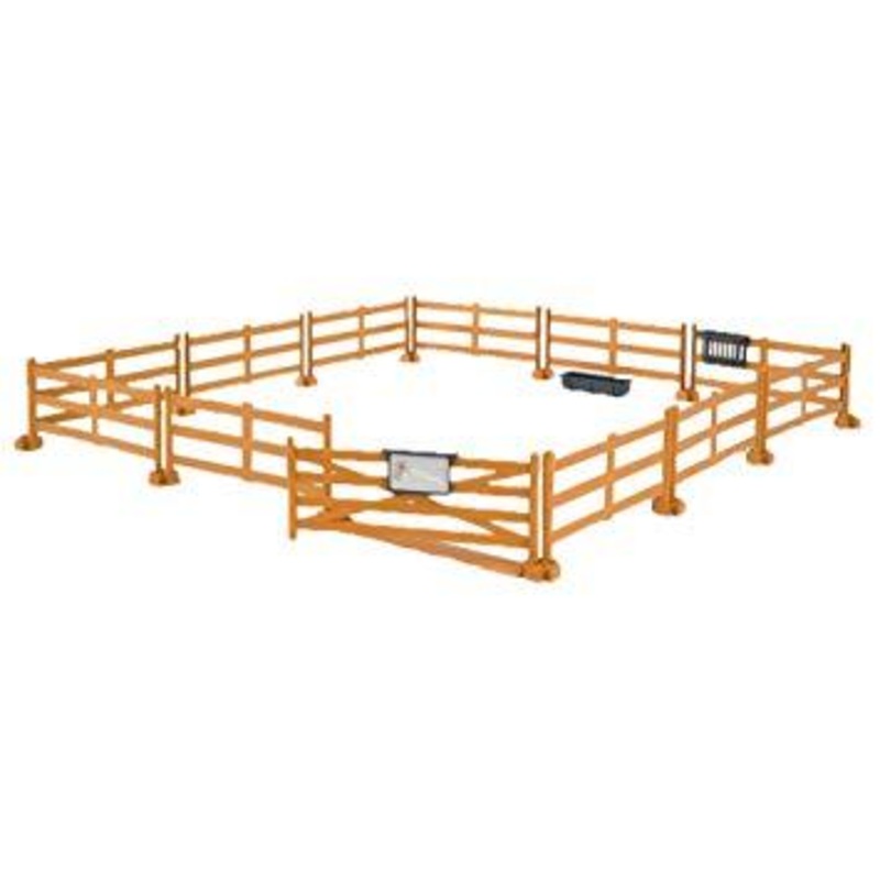 B62604 Bruder Pasture Fence - Brown