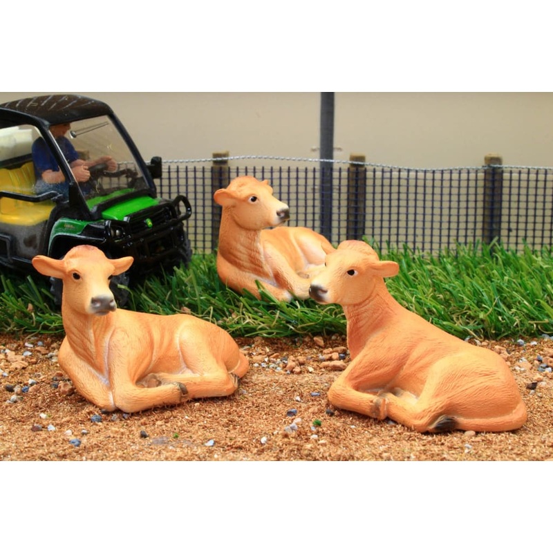 BT3070 Light Brown Store Cattle Lying Down X 3